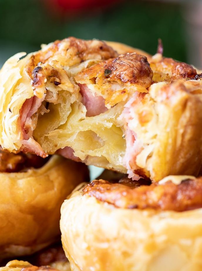Smoked Ham & Cheddar Danish